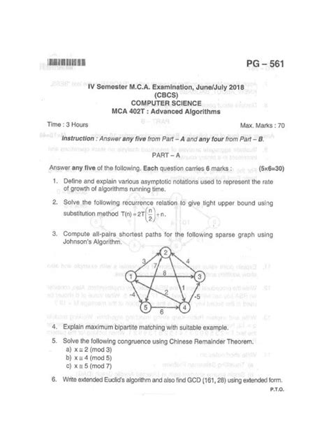 Paper 402 Advanced Algorithms - Advanced Database Technologies - Studocu