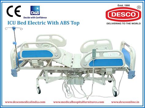 ICU Bed Electric with ABS Top Manufacturer Supplier in India | Desco