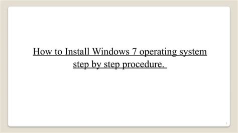 Windows 7 Installation Guide 的图像结果