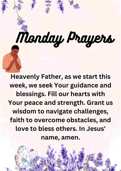 30+ Best Monday Prayer [Morning, Evening, Night] - † ️️ Daily Blessings ...