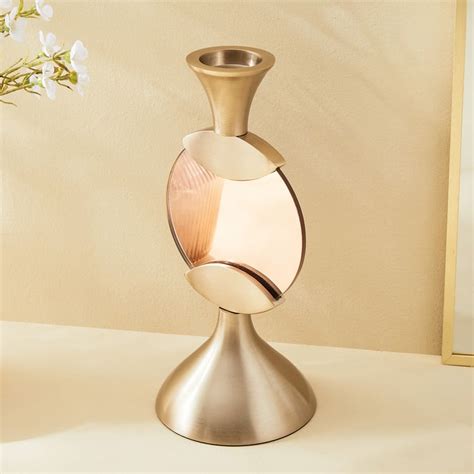 Buy Blanco Blake Metal Tappered Candle Holder from Home Centre at just ...