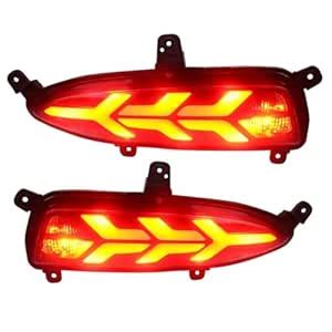 K D LED Bumper Reflector Lights for Hyundai I 20 Type 2 Left & Right ...