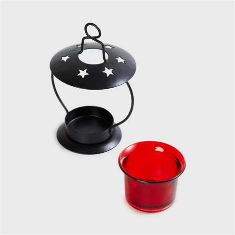 Buy Corsica Mystic India Black Metal Votive Holder with Stand - Set of ...