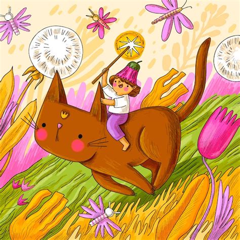 Ilustra??o de livro infantil desenhado ? | Vetor Grátis