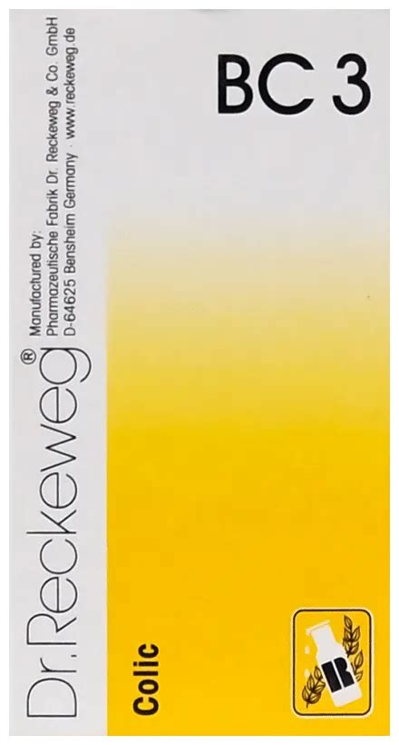 Dr. Reckeweg Bio-Combination 3 (BC 3)Tablet