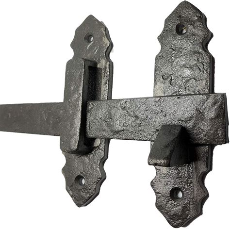 (1) - 10" Black - Door Latch - DB-126 Antique Style Door Bolt Latch fo ...