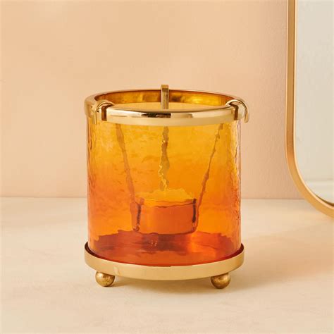 Buy Rylee Glass and Stainless Steel Candle Holder from Home Centre at ...