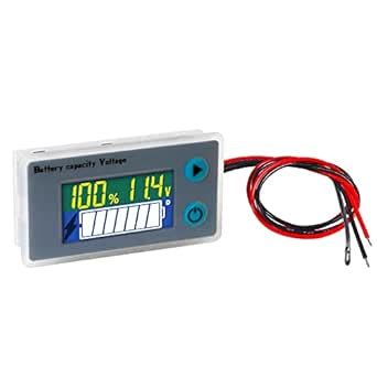 NInE-ROnG Programmable Battery Capacity Monitor Golf Cart Voltmeter ...
