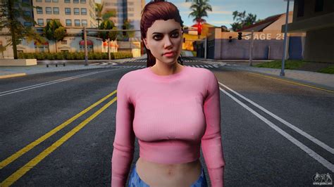GTA Online - Lucia Default GTA VI para GTA San Andreas