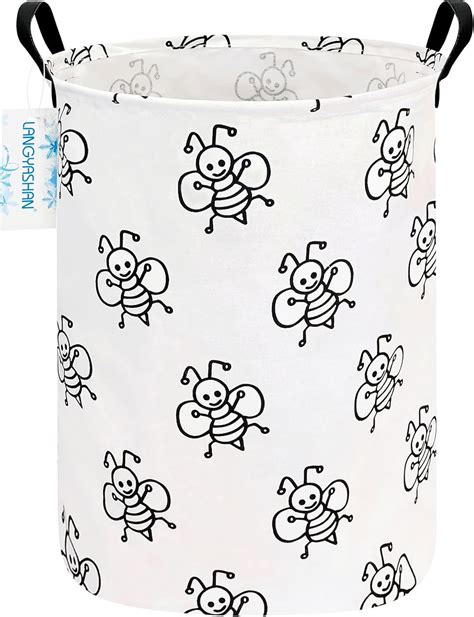 LANGYASHAN Laundry Basket Canvas Fabric Collapsible India | Ubuy