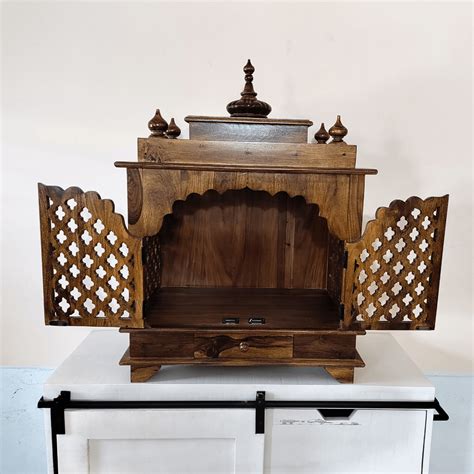 Wooden Pooja Mandir/ Temple - Scilla Big – Royal Ambience™