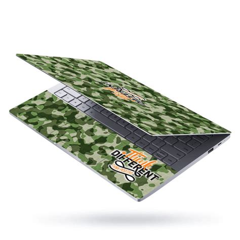 Laptop Skin - Think Different Green Camouflage for 15.6 inch Laptop ...