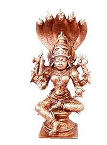 Buy POOMPUHAR Handcrafted Copper Antique Finish Mariamman Idol ...