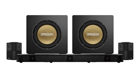 Nakamichi Dragon Home Surround Sound System with Dual 12" Subwoofers ...