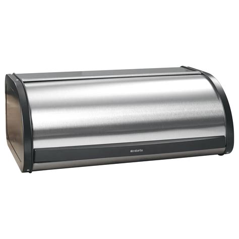 Buy Brabantia Roll Top Bread Box - Matte Steel Fingerprint Proof Online ...