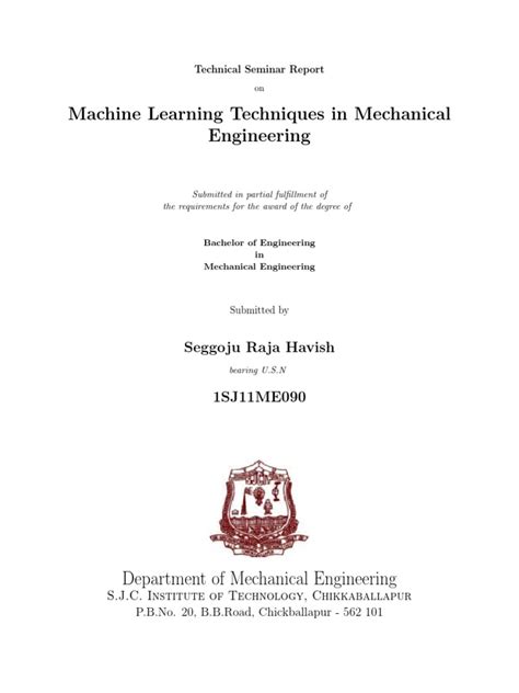Image result for Report On Machine Learning PDF