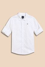 Buy Boys White Print Casual Shirt Online - 40013736 | Allen Solly