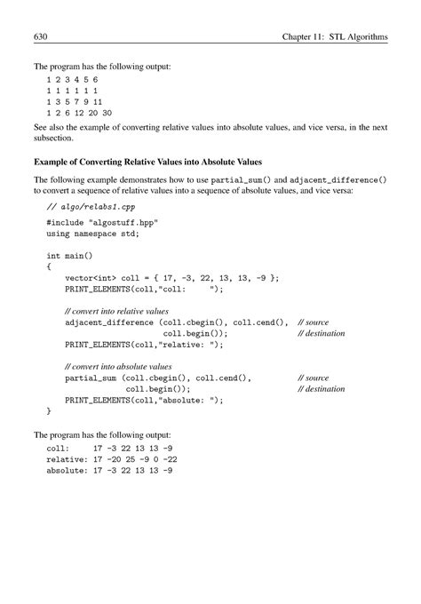 The C++ Standard Library A Tutorial - 630 Chapter 11: STL Algorithms ...