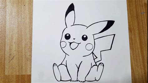 Pikachu Images Easy Drawing Of Pikachu Step By Step