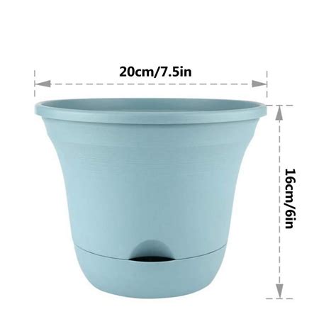 Buy Pakewalm Self Watering Planters Large Resin Self Watering Planter ...