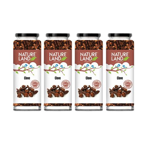 Natureland Organics Clove/Laung 75 gm (Pack of 4) : Amazon.in: Grocery ...