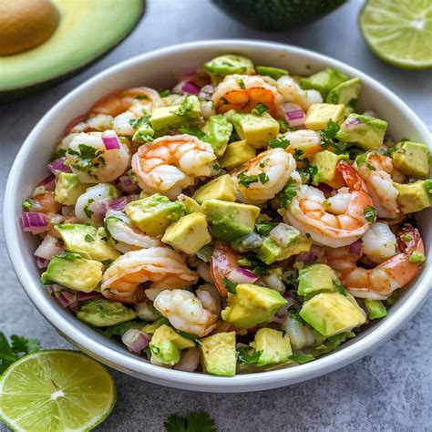 Spicy Avocado Shrimp Ceviche