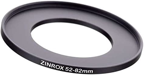 ZINROX® 49-82mm Step Up Lens Filter Adapter Ring, Set of 1 Piece - Size ...