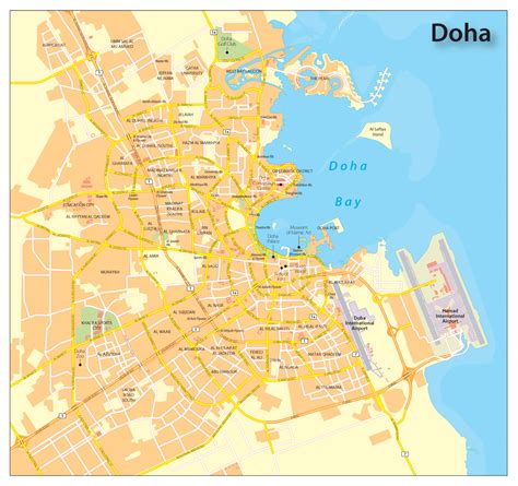Doha Map ~ World Of Map