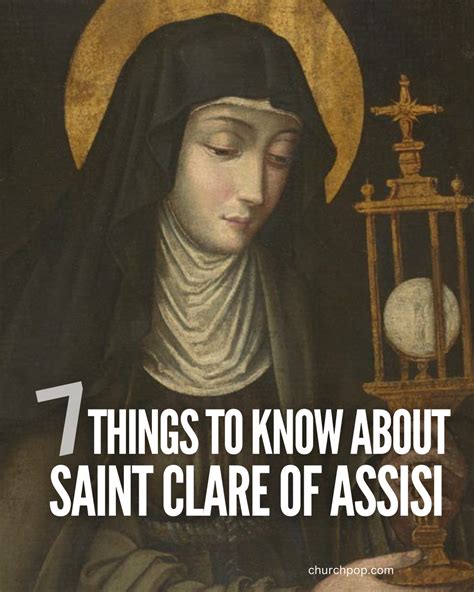 St Clare Of Assisi Quotes