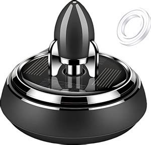 Budwill ® Solar Rocket Car Rotating Dashboard Stylish (Black) DashBoard ...