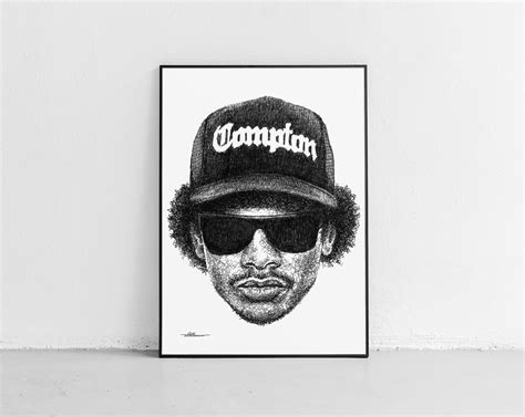Hip Hop Klassiker zum Leben erweckt: Das einzigartige Eazy E Portrait ...