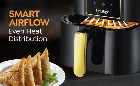 Prestige Nutrifry Electric Digital Air Fryer| 80% less Oil Consumption ...