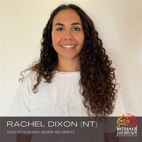 Meet Rachel Dixon | 2024 Jilya Scholarship Recipient, NT Year 3 - Flinders University A proud ...