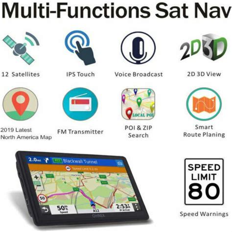 Buy Semi Truck Gps Commercial Driver Big Rig Accessories Navigation ...