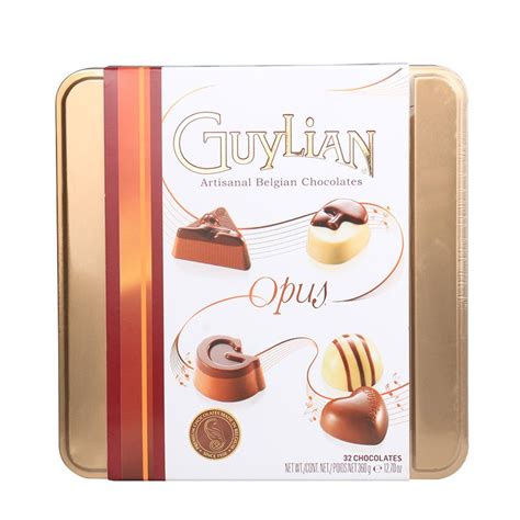 Guylian Luxury Assortment Opus Gold Tin, 360 g with No Free : Amazon.in ...