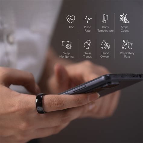 Buy aaboRing, Smart Health Ring for Fitness, Stress & Sleep Tracking