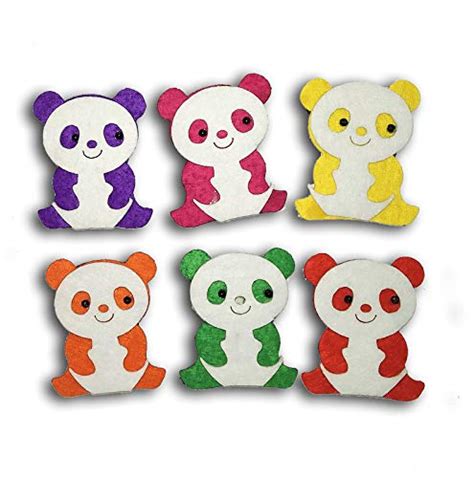 Buy Aayam Design and Solutions Set of 6 Panda Shape Felt Material ...