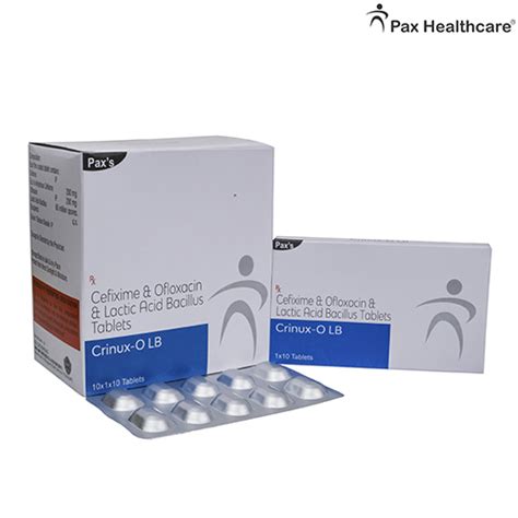 CRINUX-O LB Tablets Pax Healthcare