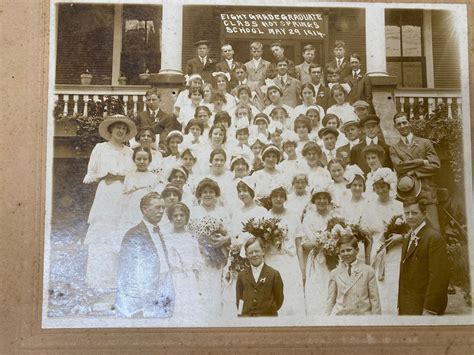 EARLY HOT SPRINGS AR ORIGINAL PHOTOGRAPHS1914 EIGHTH GRADE GRADS ...