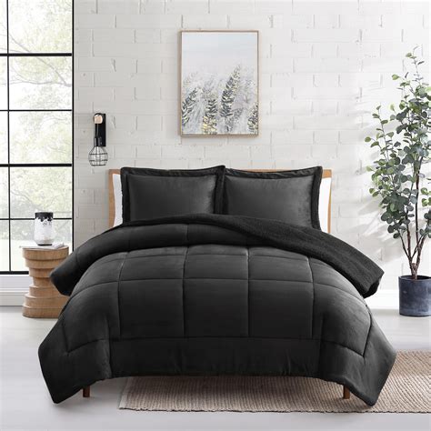 Amazon.com: Sweet Home Collection King 3 Piece Sherpa Comforter Set ...