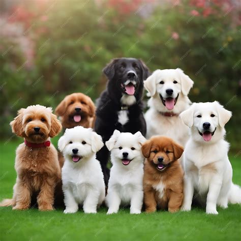 Premium Photo | Groups of dog on worldanimalday