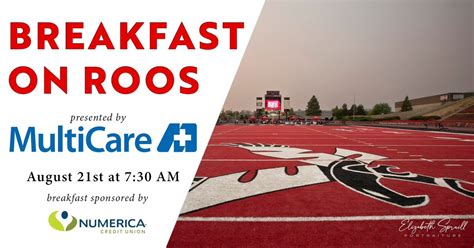 Breakfast on Roos presented by Multicare, Roos Field, Cheney, 21 August ...