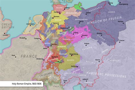 Map: Holy Roman Empire, 1803-1806 | TheCollector