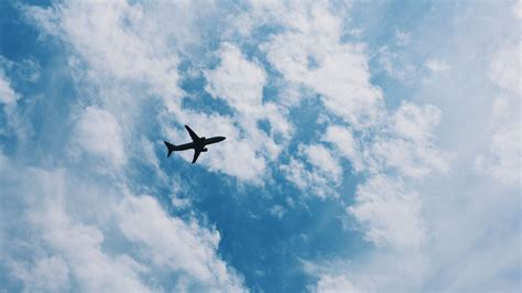 Wallpaper ID: 23526 / airplane, sky, flight, clouds, 4k free download