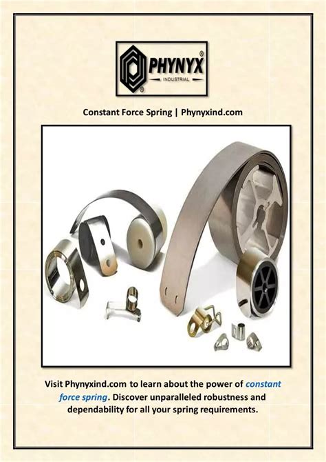 Image result for What Is a Constant Force Spring