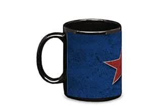Buy Kingcreation Star Ceramic Mug (350 ml) Online at Low Prices in ...