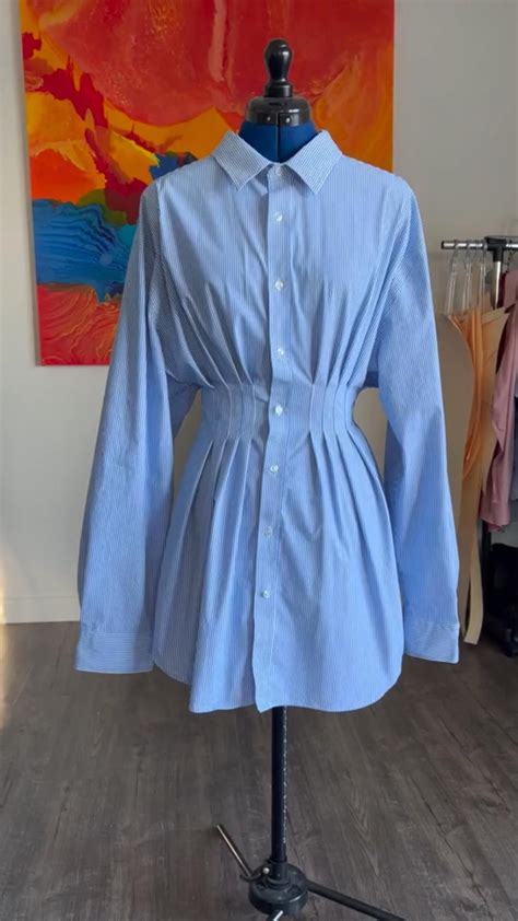 Turn your shirt into a dress – Artofit