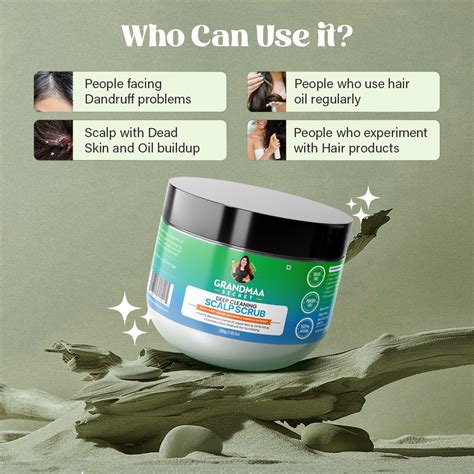 Scalp Scrub - Best Scalp Scrub for Dandruff & Hair Growth | Grandmaa Secret