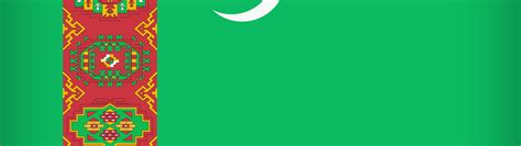 Download wallpaper Flag, Turkmenistan, Turkmenia, Turkmenistan Large ...