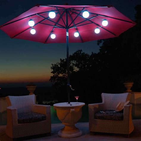 Outdoor Patio Umbrella Solar Lights at Dorathy Quinones blog